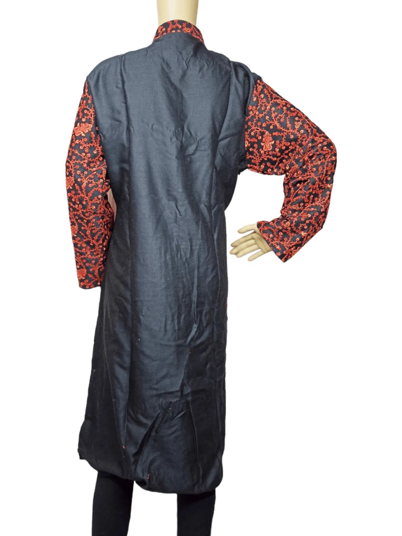 All Over Long Coat | Needle Work Embroidery | Ladies Coat