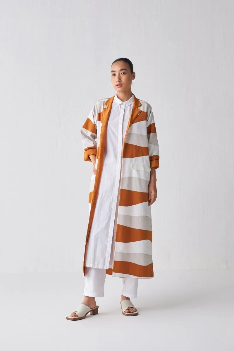 Applique Jacket Co ord - Rust