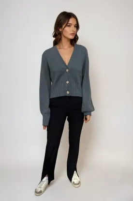 Bec Cashmere Knit Cardigan Castle Rock