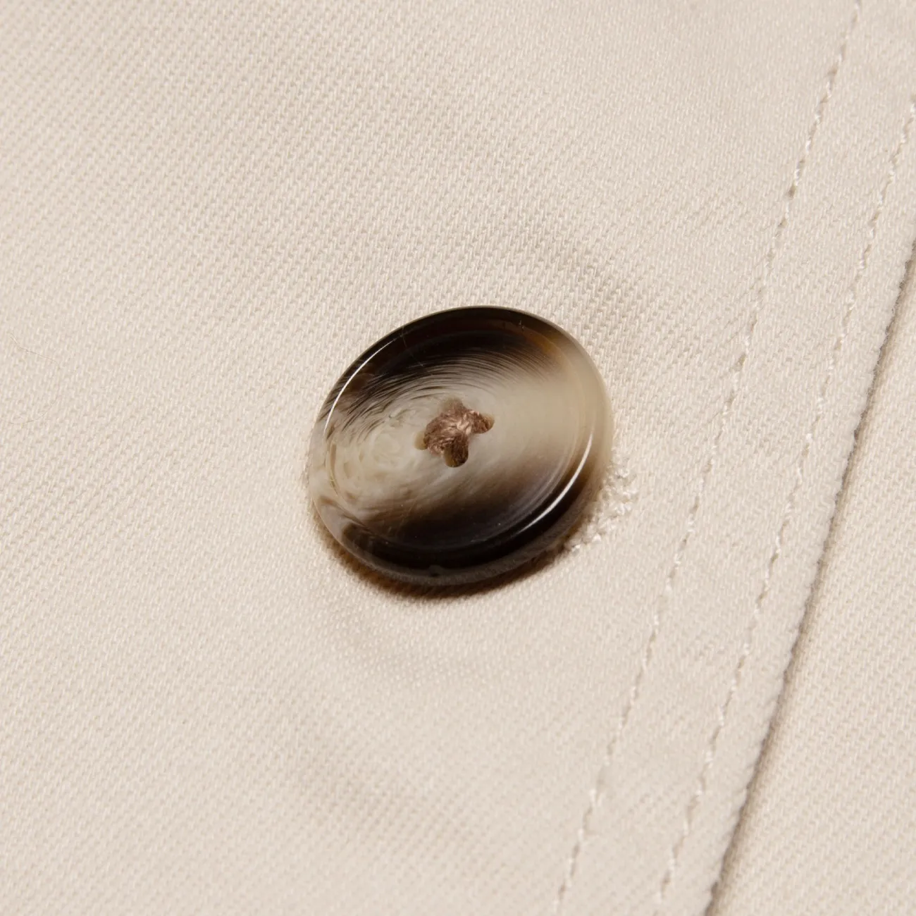 Bibbi Workwear Sailor Jacket - Ecru