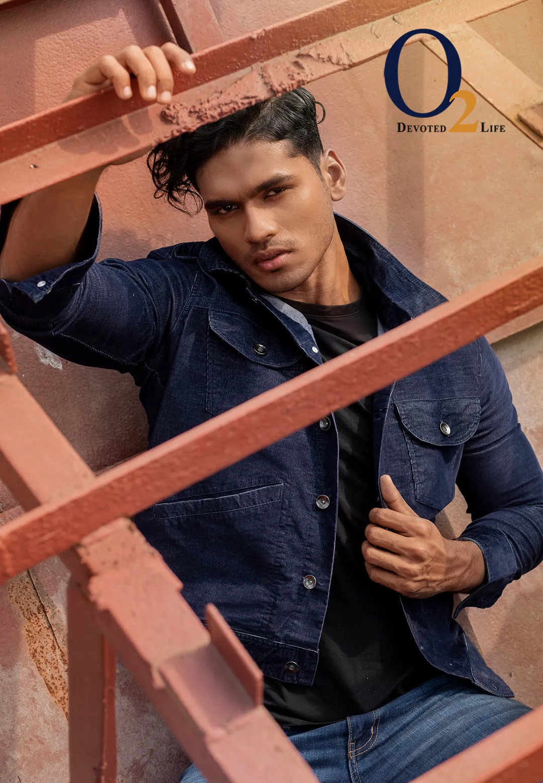 Blue Dual Pocket Denim Jacket