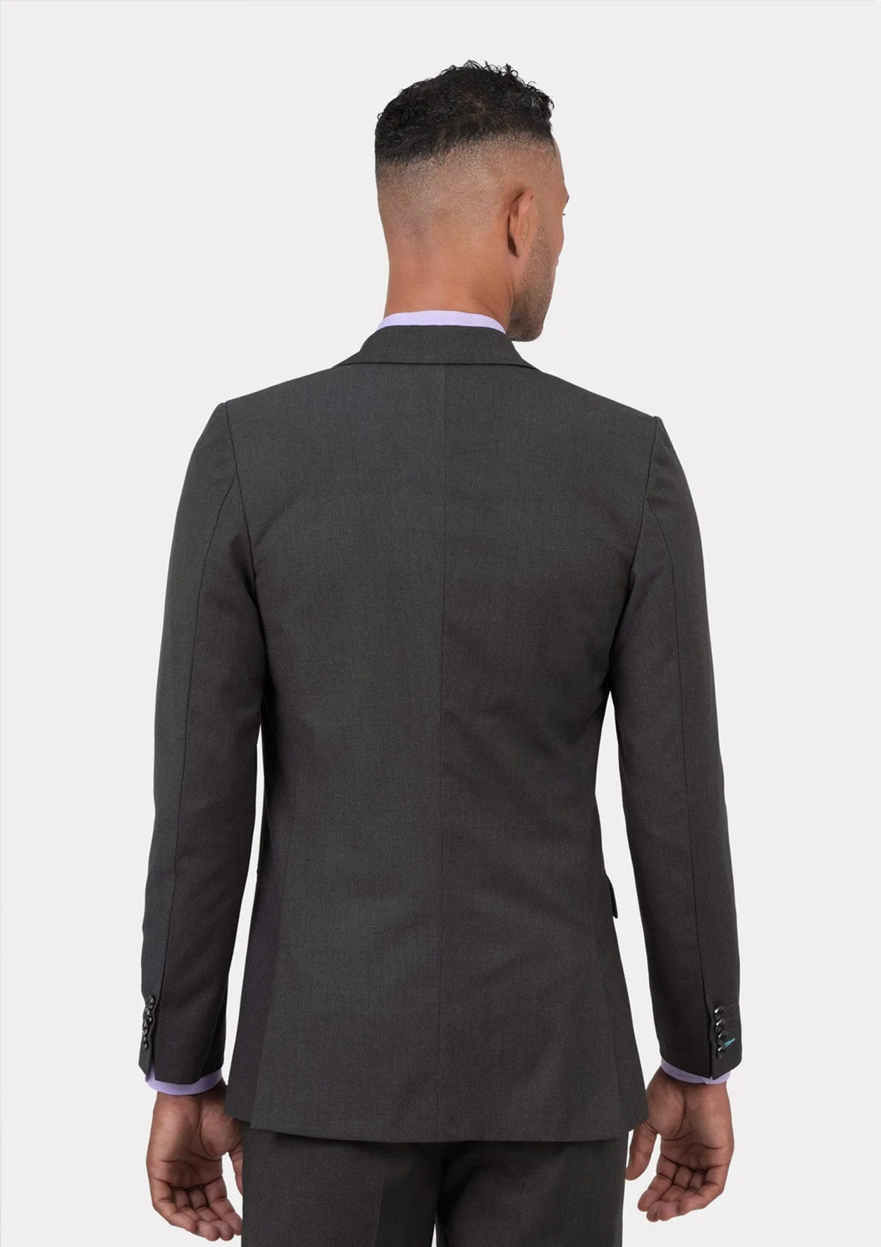 Bryant Charcoal Crosshatch Suit