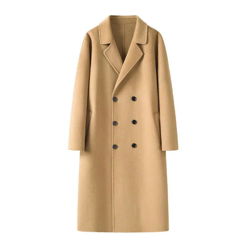 Cappotto Lungo Reversibile in Cashmere per Uomo – Eleganza e Comfort per l'Inverno