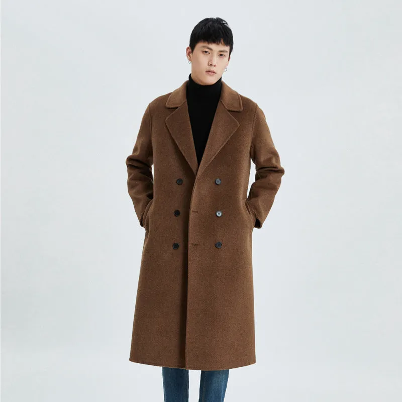 Cappotto Lungo Reversibile in Cashmere per Uomo – Eleganza e Comfort per l'Inverno