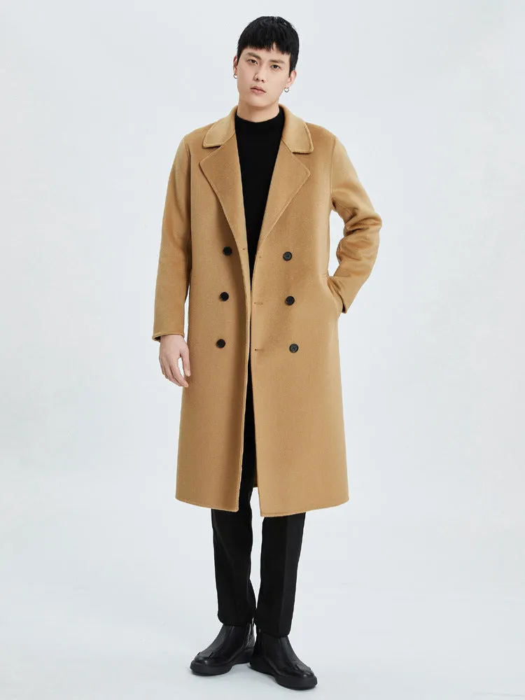Cappotto Lungo Reversibile in Cashmere per Uomo – Eleganza e Comfort per l'Inverno