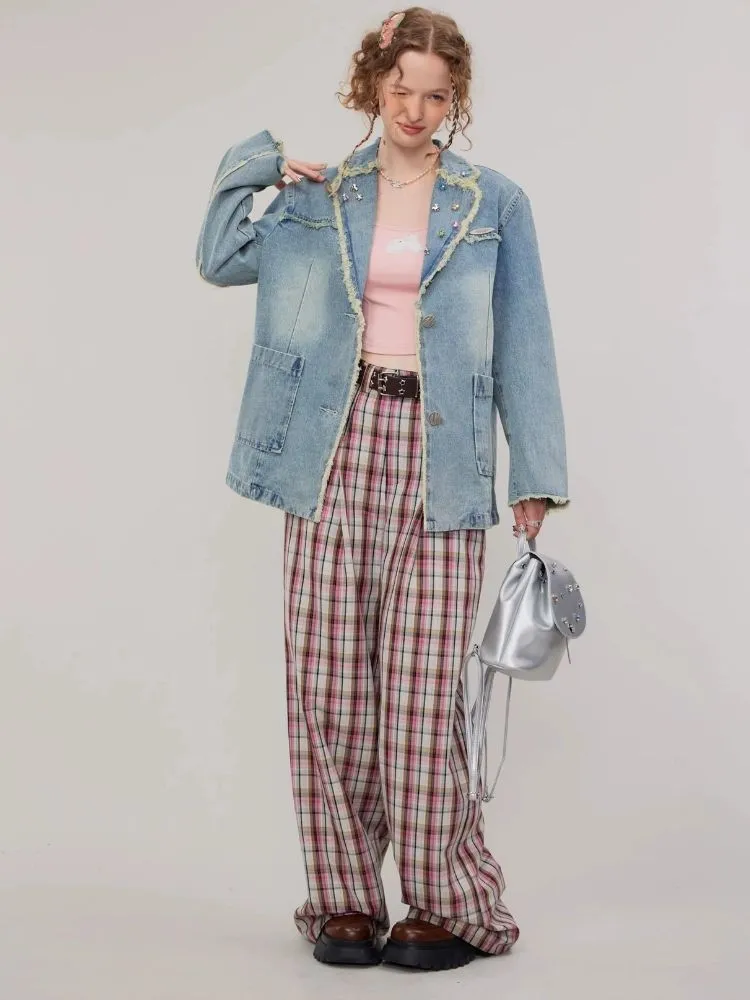 Casual denim suit jacket【s0000003110】