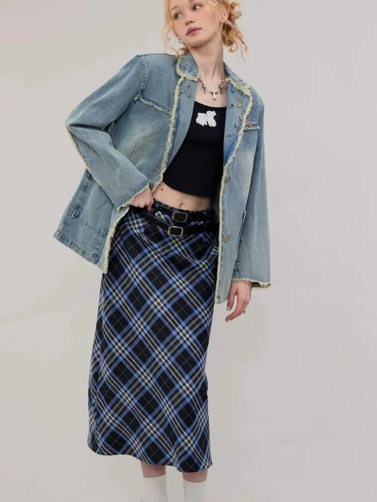 Casual denim suit jacket【s0000003110】