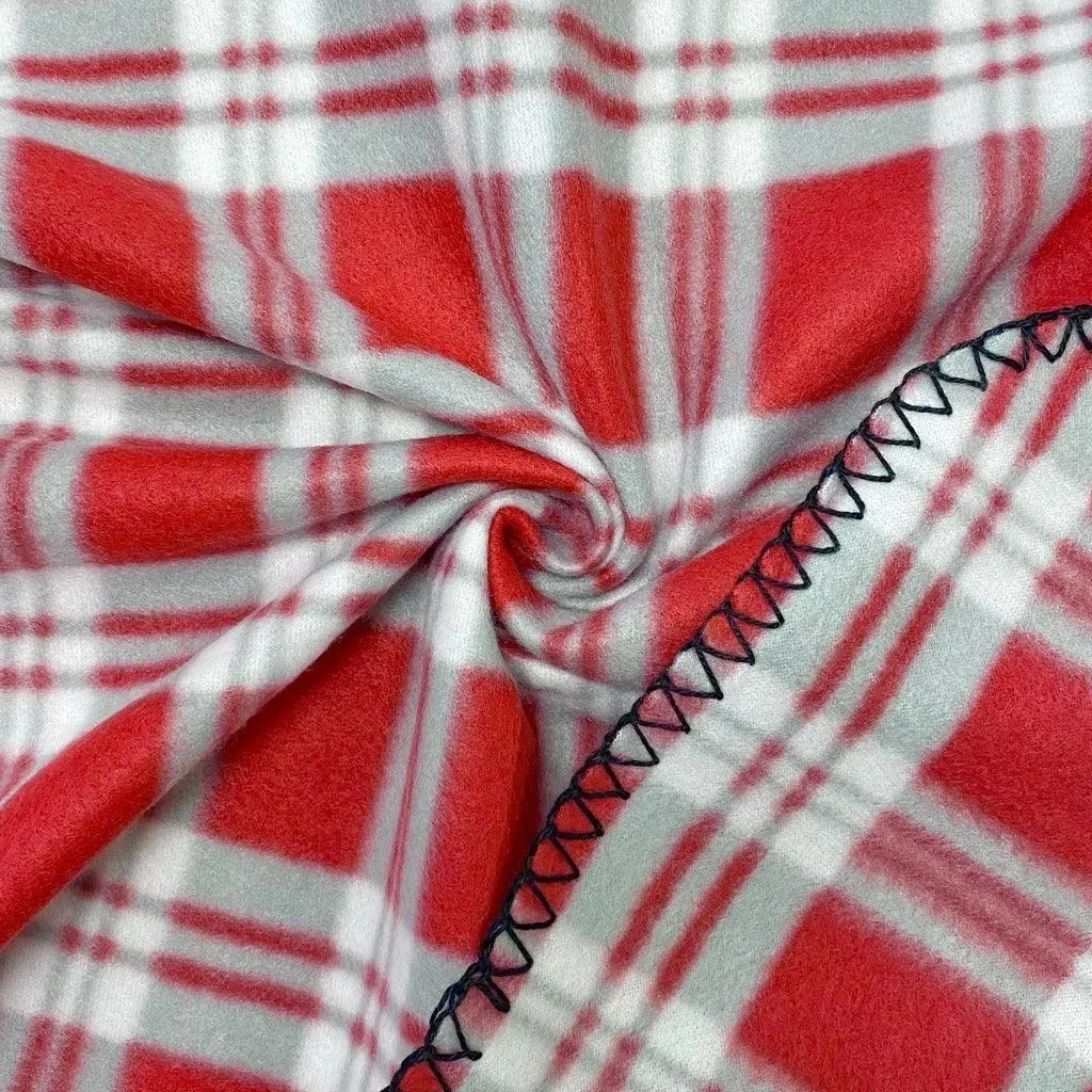 Checkered Fleece Blanket