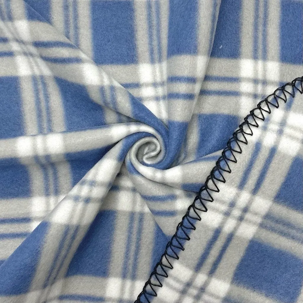 Checkered Fleece Blanket