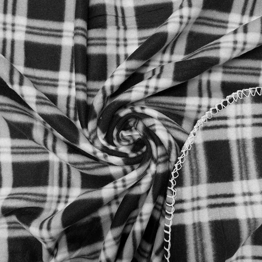 Checkered Fleece Blanket