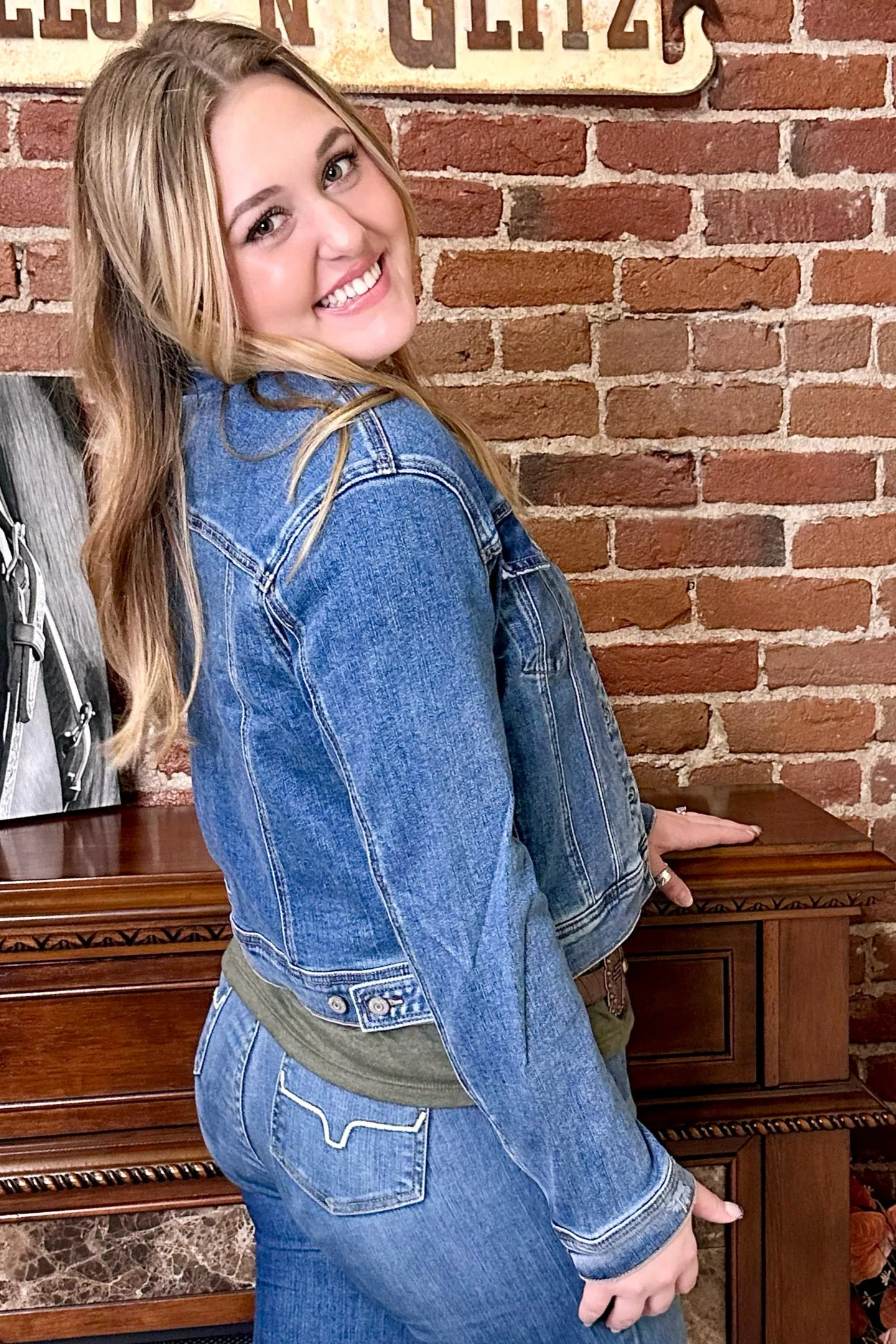 Classic Vintage Wash Denim Jacket by Judy Blue
