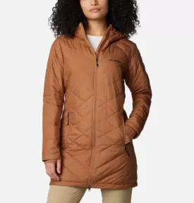 Columbia Ladies Camel Brown Heavenly Long Hooded Jacket