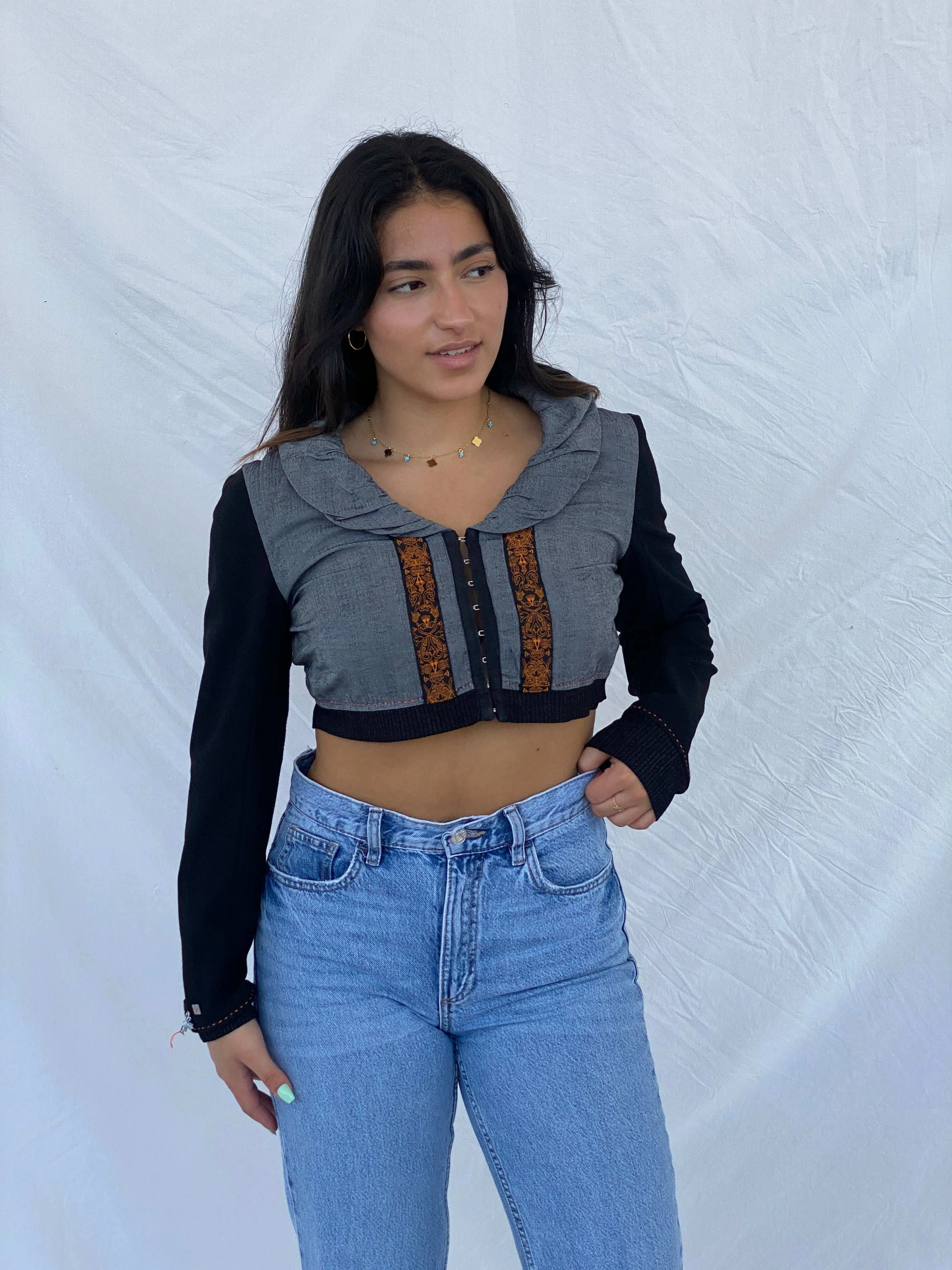 Cybery2k La Mode Est À Vous Cropped Bolero Jacket - M