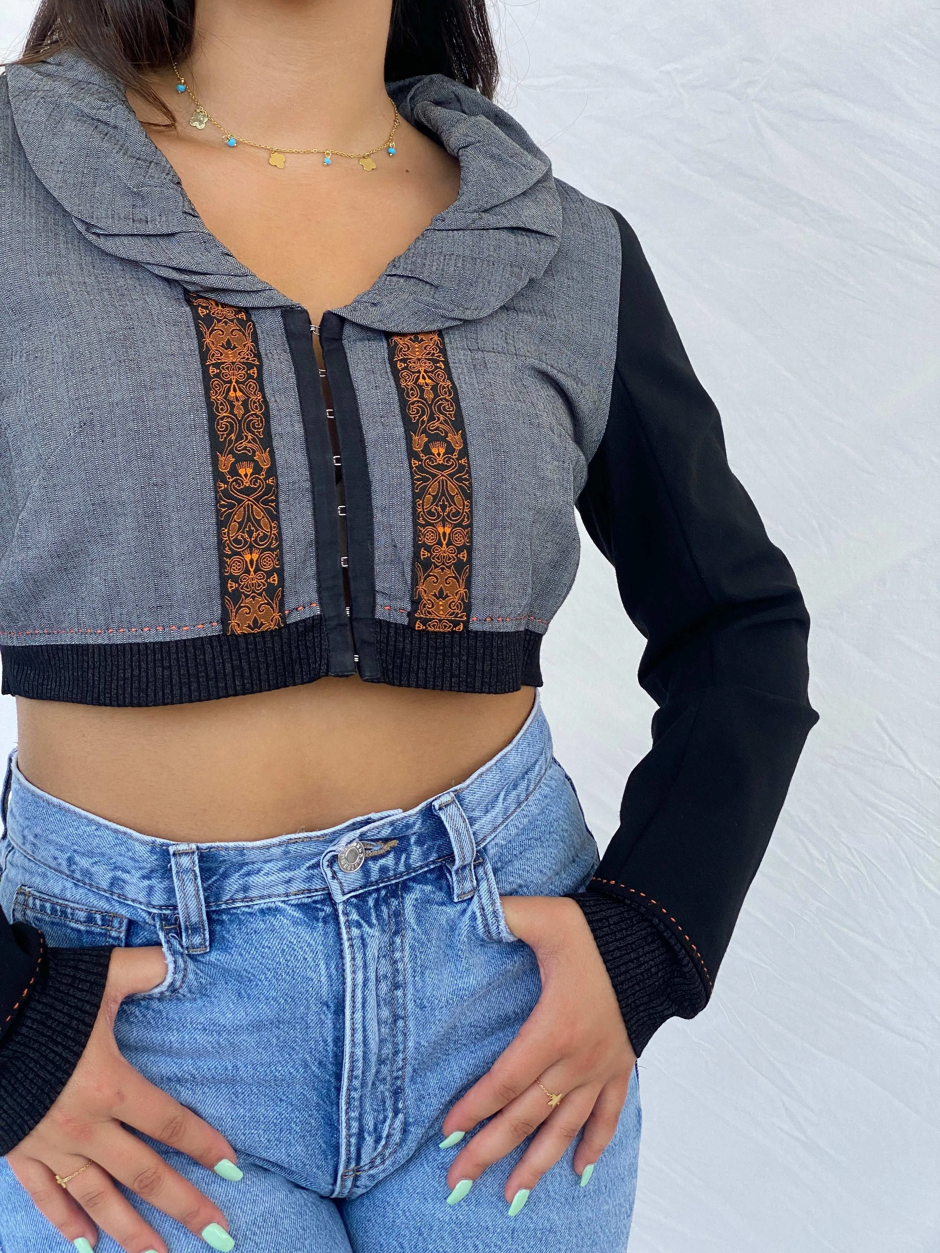 Cybery2k La Mode Est À Vous Cropped Bolero Jacket - M