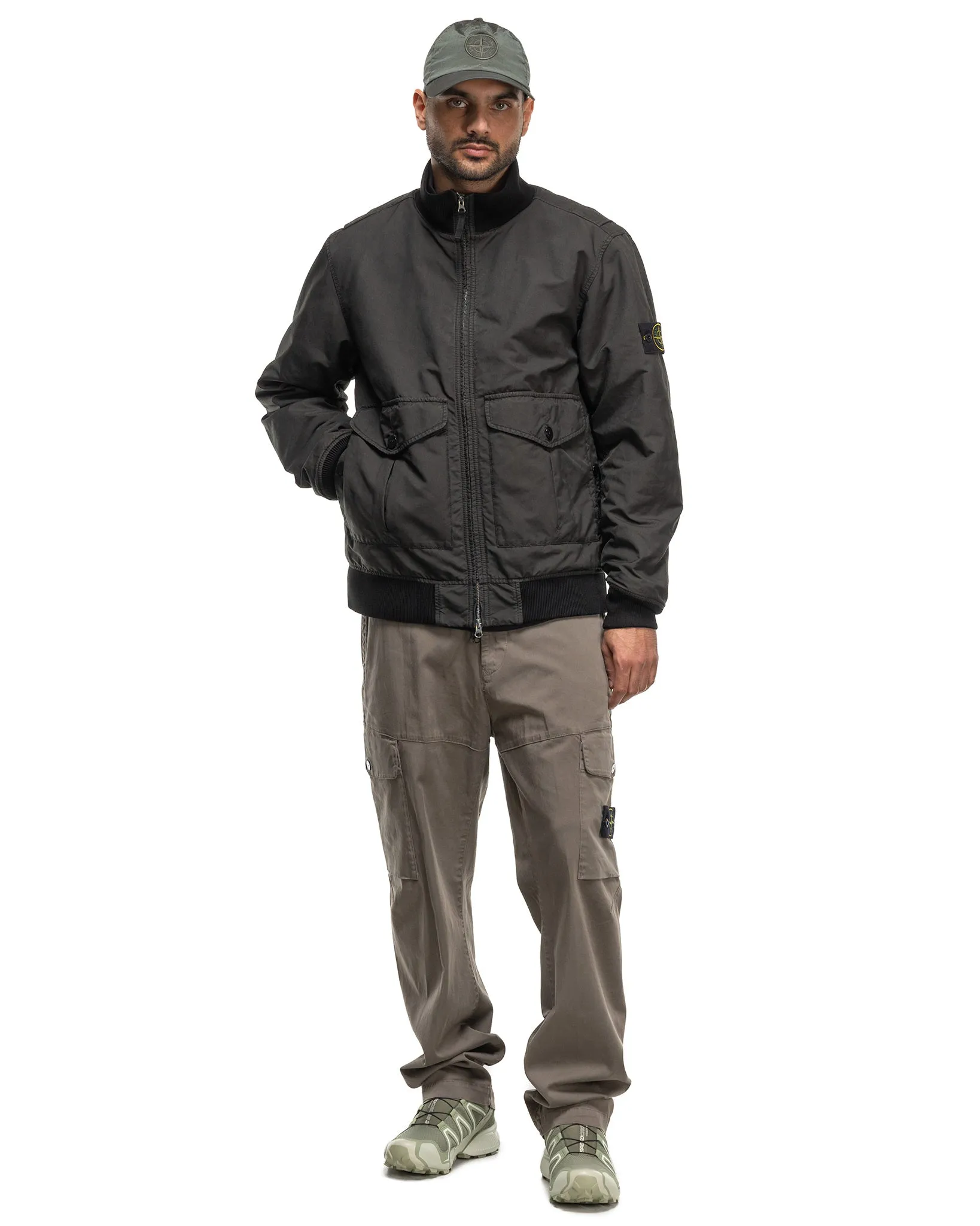 David-TC Bomber Jacket Lead Grey