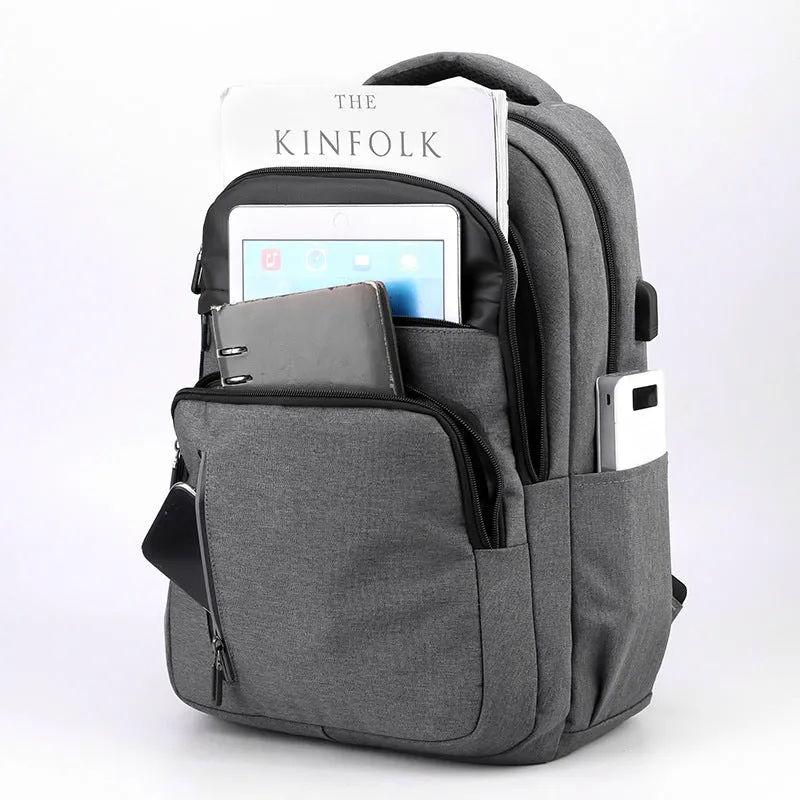 deanwangkt New Men's Backpack Business Computer Bag Large Capacity Casual Fashion Outdoor Travel Bag Multifunctional Men's Bag Bag