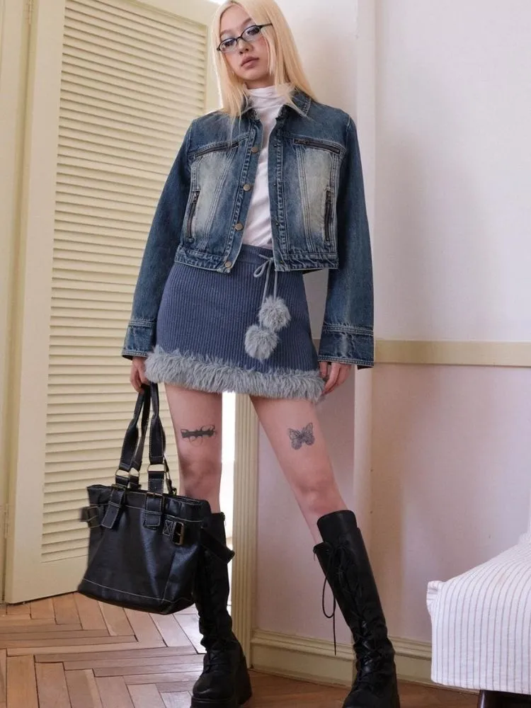 Denim short  jacket【s0000003386】