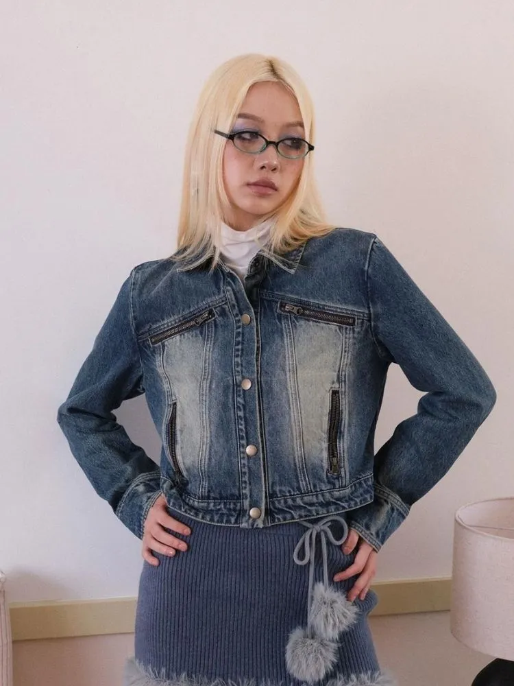 Denim short  jacket【s0000003386】