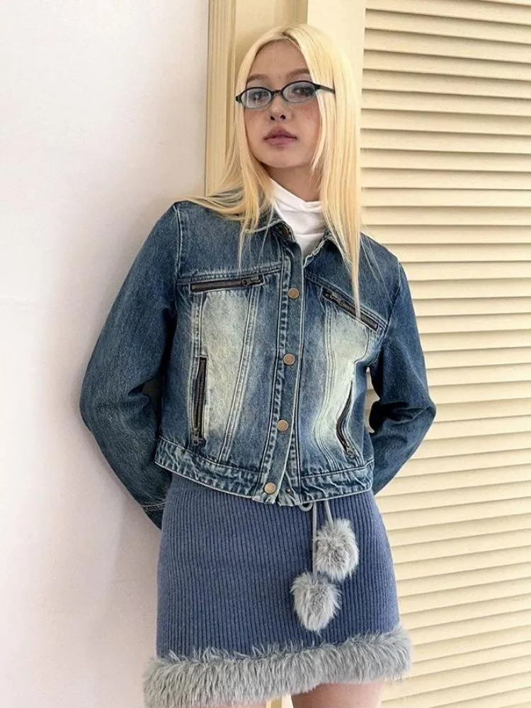 Denim short  jacket【s0000003386】