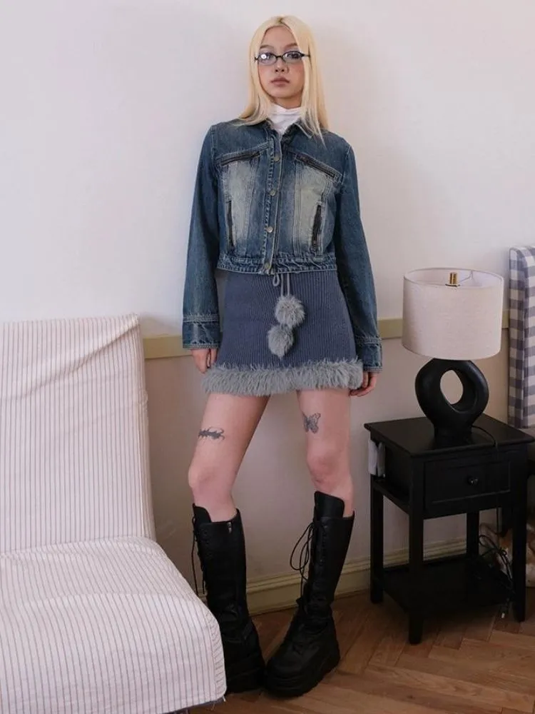 Denim short  jacket【s0000003386】