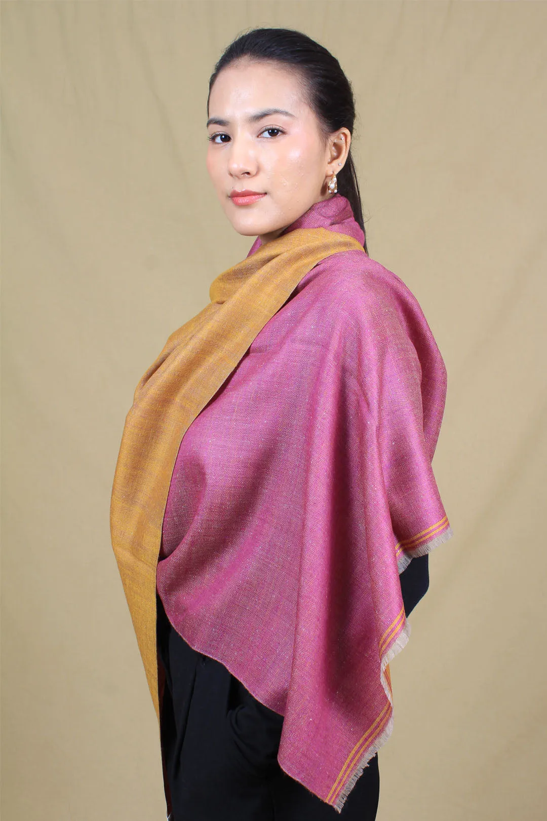 Ebrah Reversible Cashmere Stole