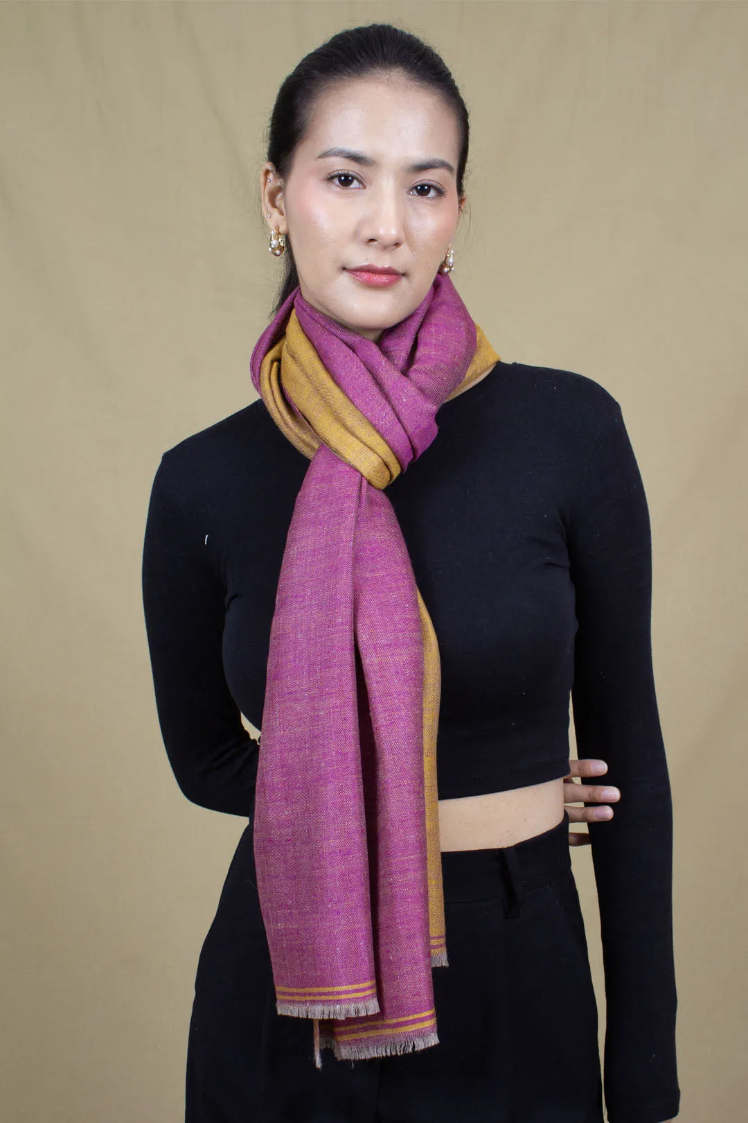 Ebrah Reversible Cashmere Stole