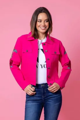 Emma Denim Jacket Pink