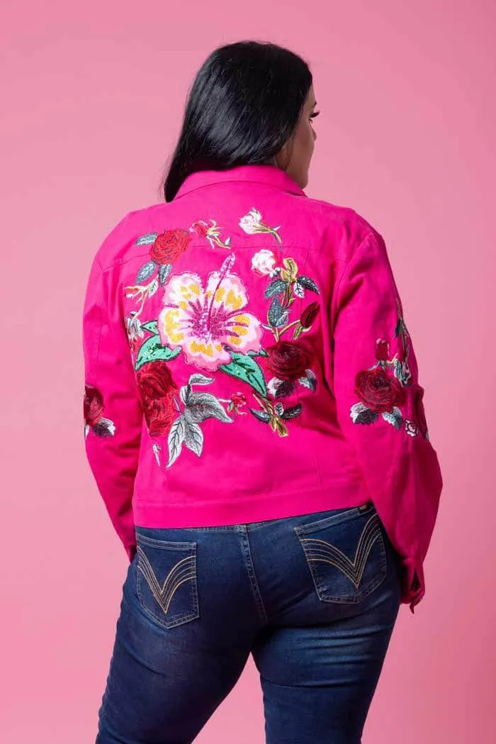 Emma Denim Jacket Pink