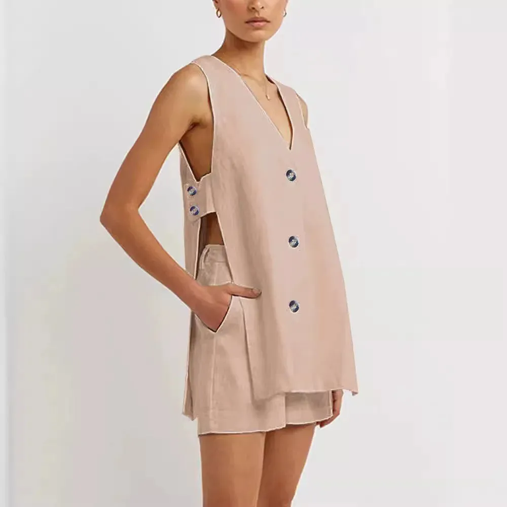 Gabi - Sleeveless two piece set