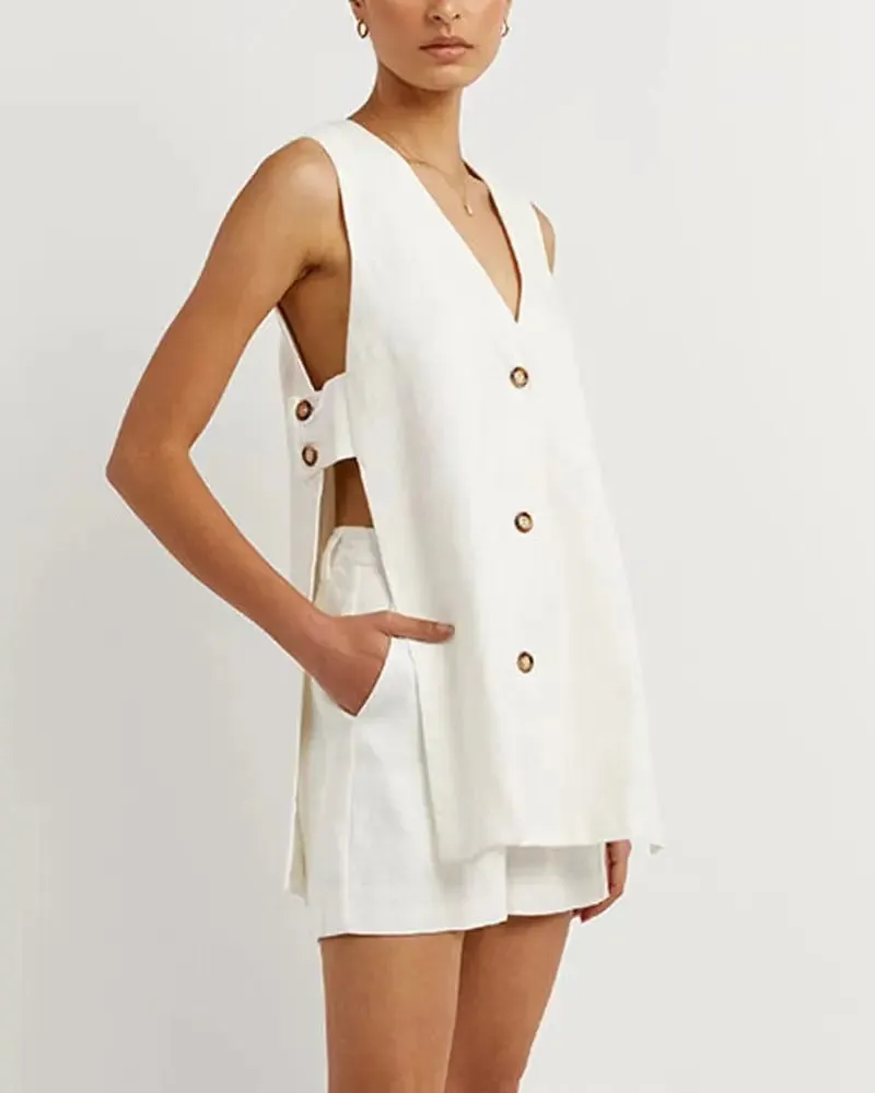 Gabi - Sleeveless two piece set