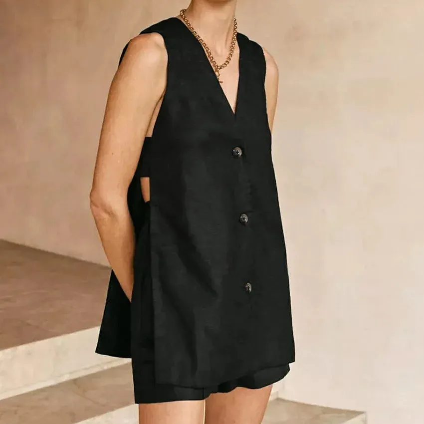 Gabi - Sleeveless two piece set