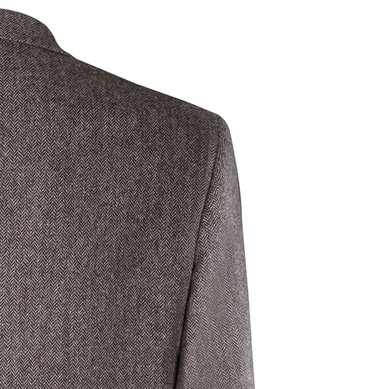 Jacket, Grey Herringbone