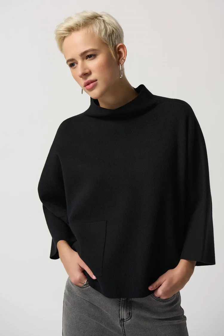 Joseph Ribkoff Funnel Neck Boxy Top