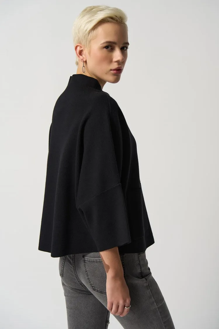 Joseph Ribkoff Funnel Neck Boxy Top