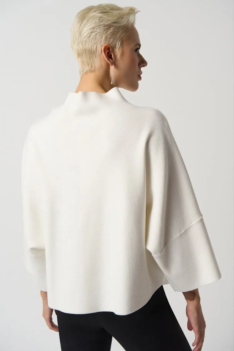 Joseph Ribkoff Funnel Neck Boxy Top