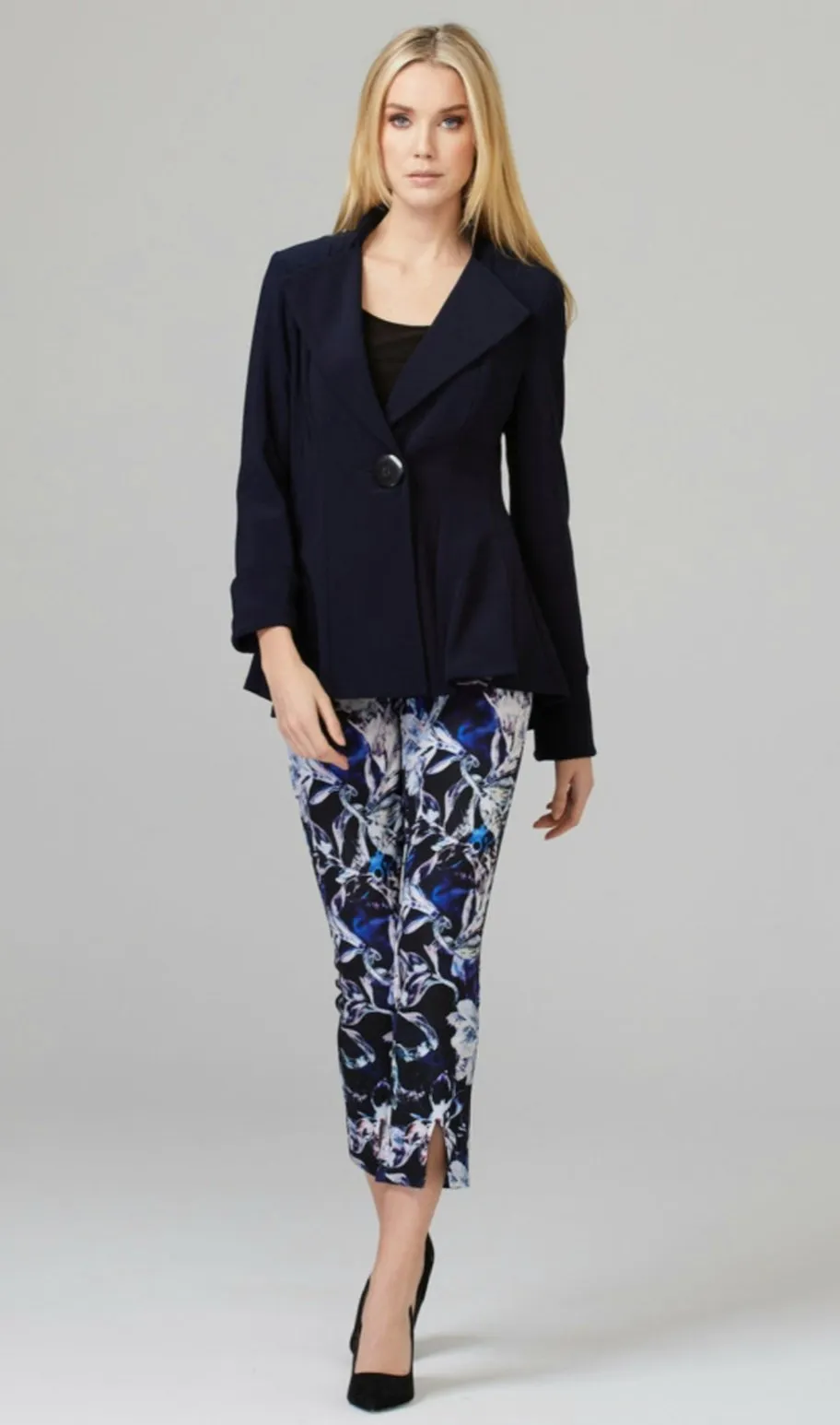 Joseph Ribkoff Long Sleeves One Button Jacket