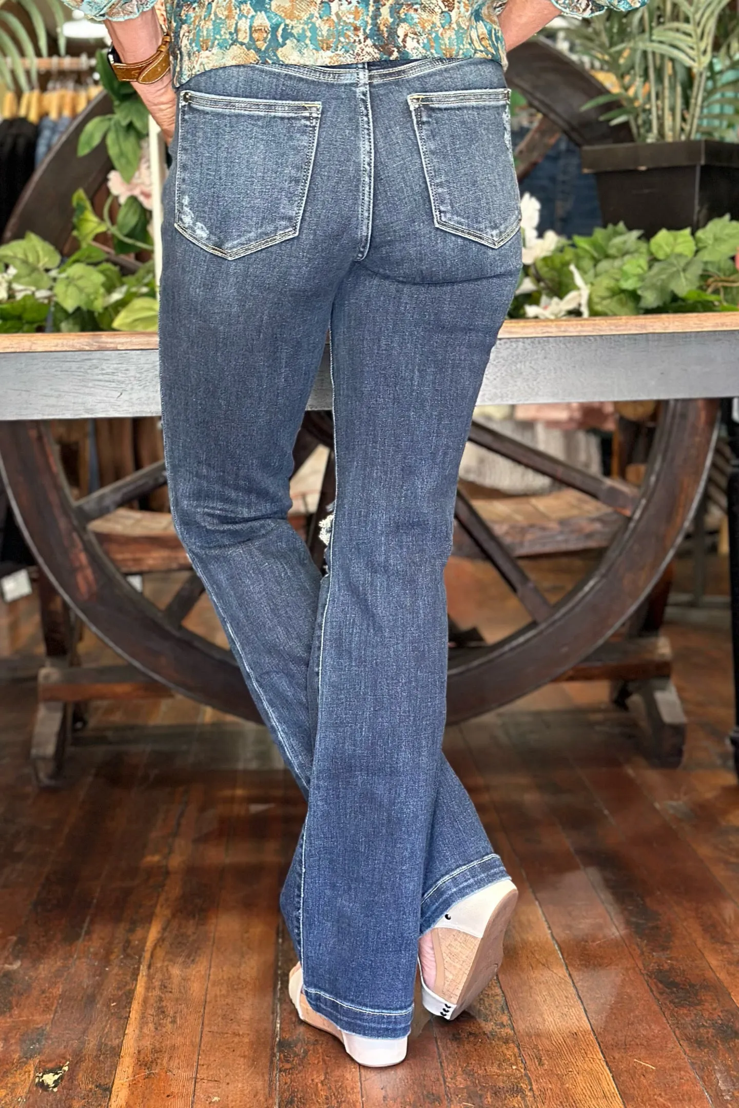 Judy Blue Hand Sanded Distressed Bootcut Jean