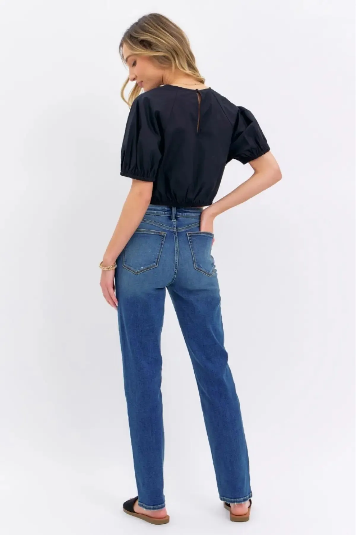 Judy Blue Hi-Waist Straight Fit