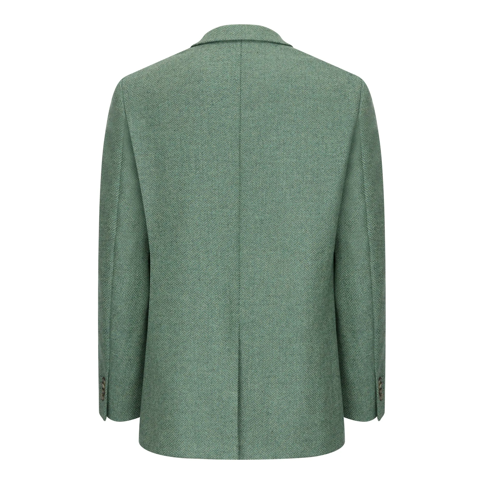 Light Green Herringbone James Classic Gents Tweed Jacket