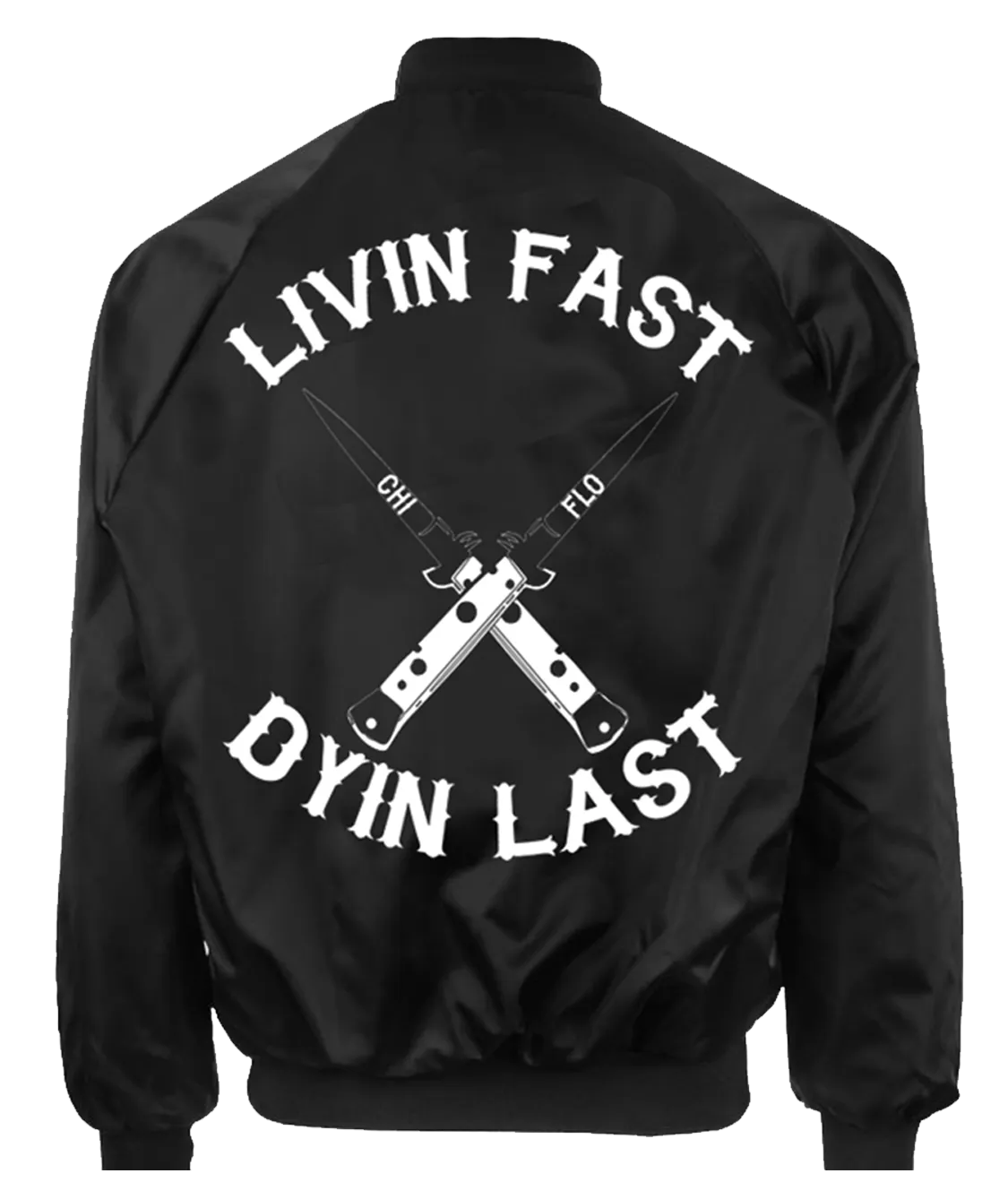 Livin Fast Dyin Last Bomber Jacket
