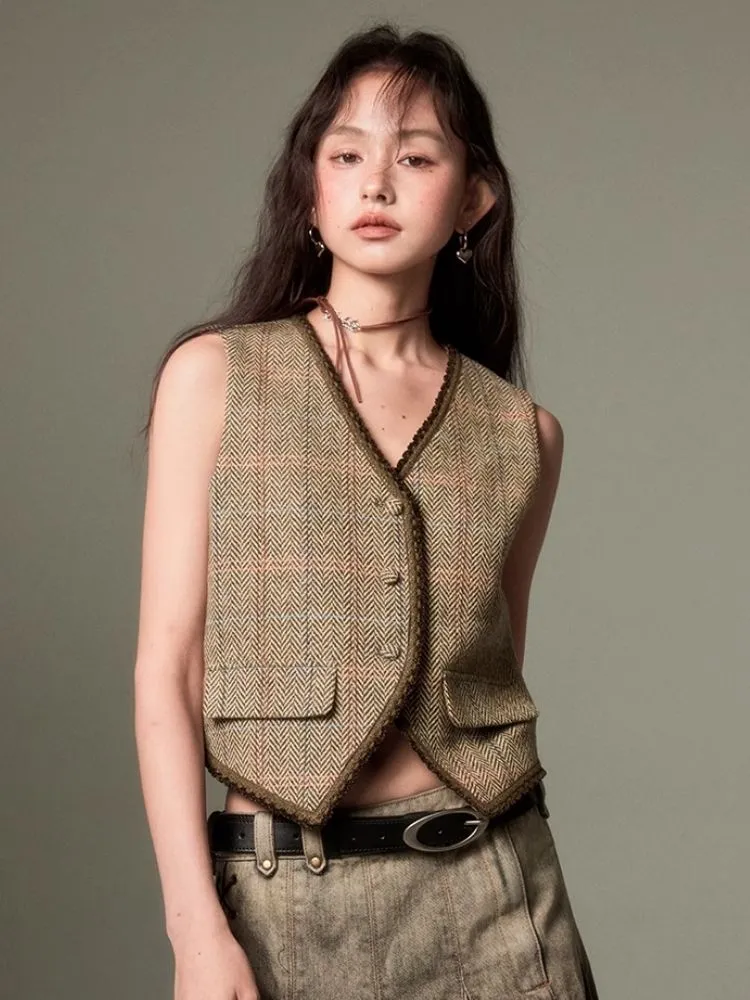 Loose slim casual suit jacket   vest【s0000003961】