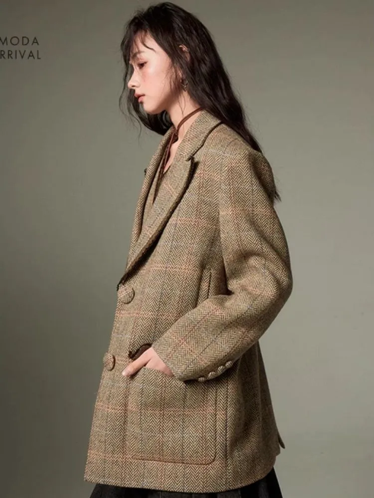Loose slim casual suit jacket   vest【s0000003961】