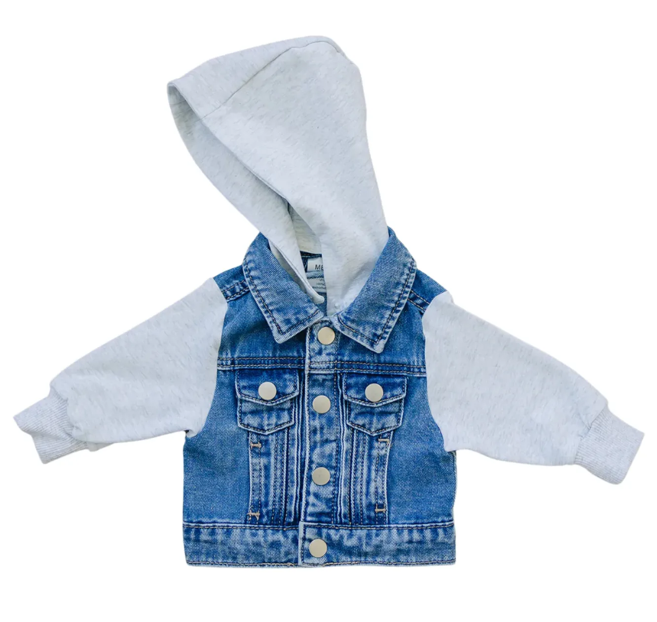 Mebie Baby - Hooded Jean Jacket