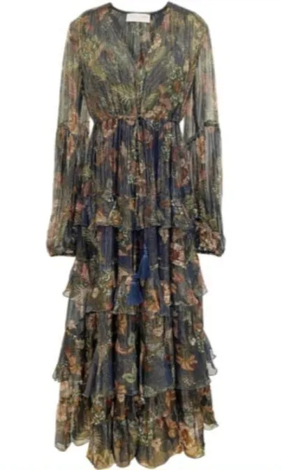 Miss June Ariana Long Sleeves Long Dress