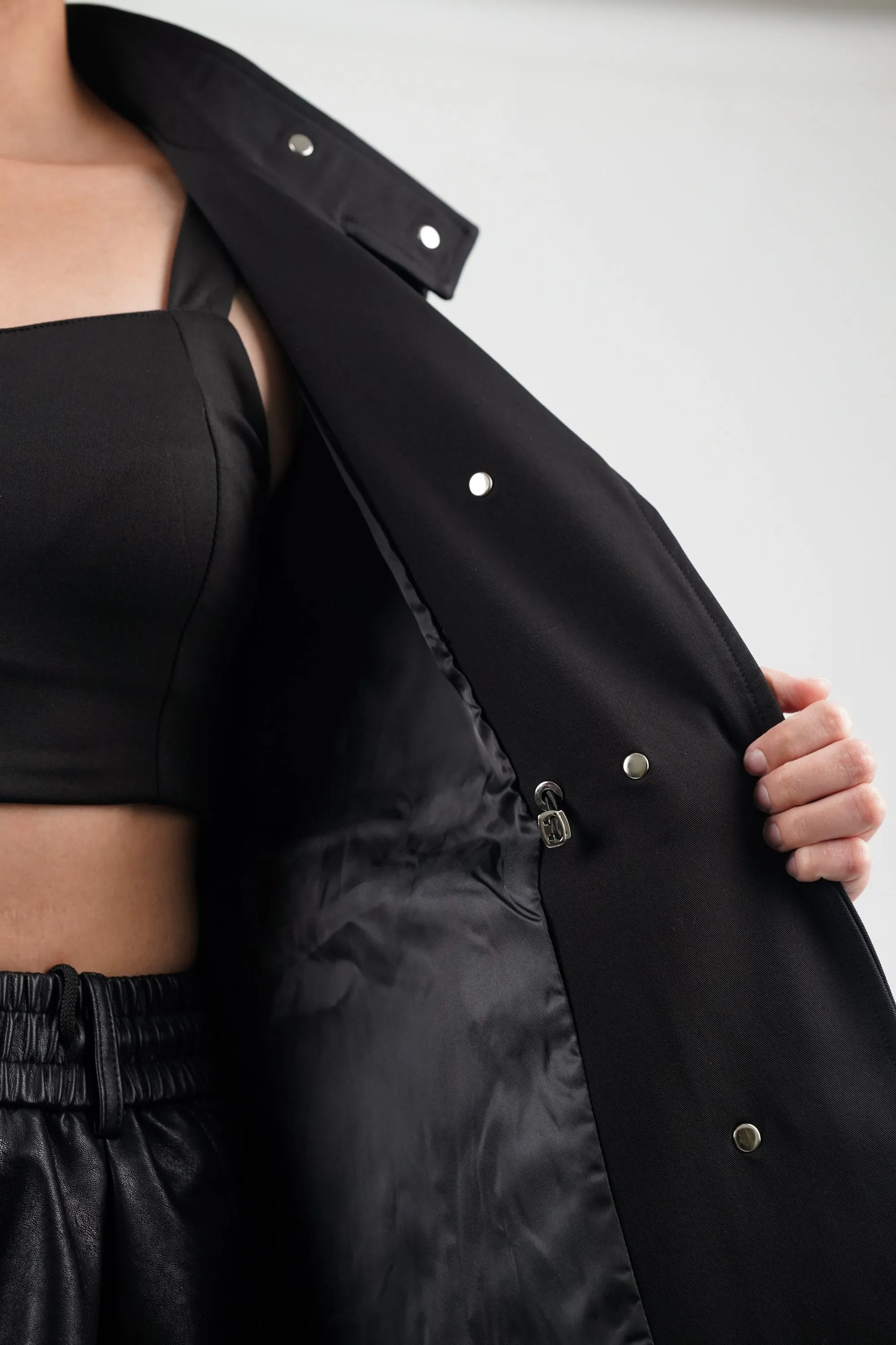 Nightfall Short Trench Coat