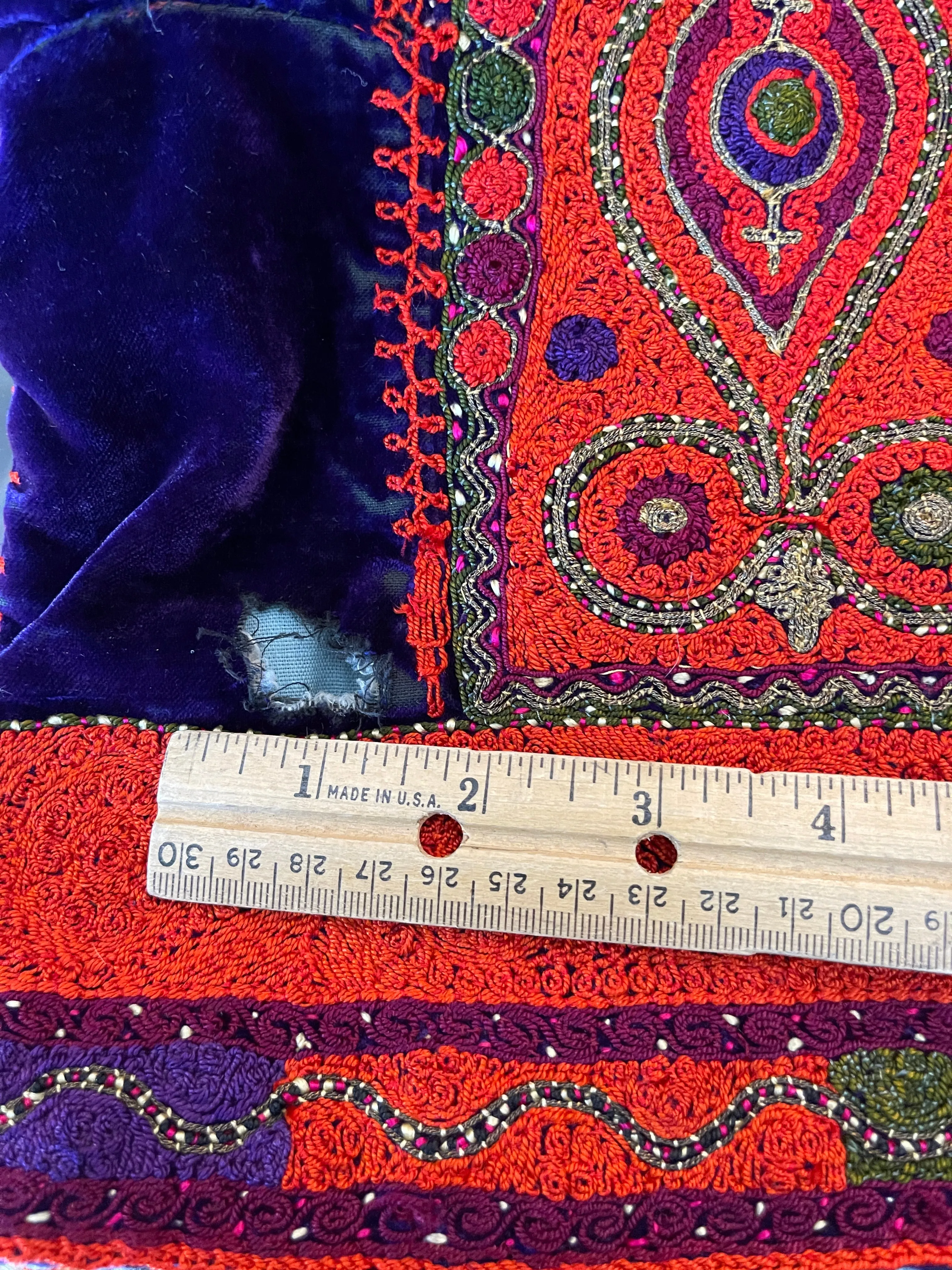 OTTOMAN EMPIRE Antique Hand Embroidered Cepken Jacket • Small Medium