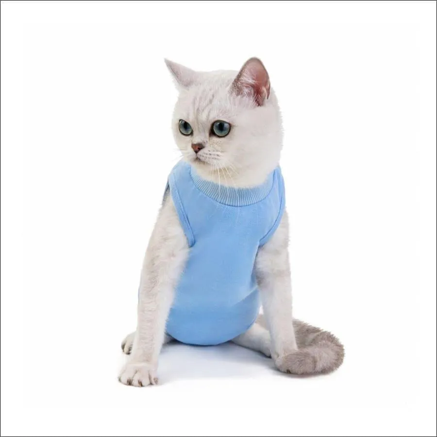 Pet Surgical Recovery Suit After Spay, Neuter or Injury Cat or Small Dog