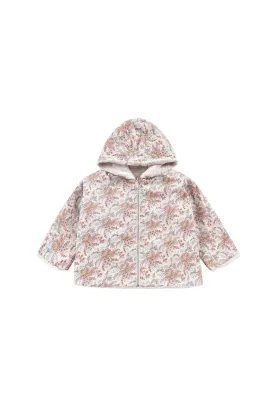 PRELVDFelvel Reversible Coat in Cream French Flowers - 8y