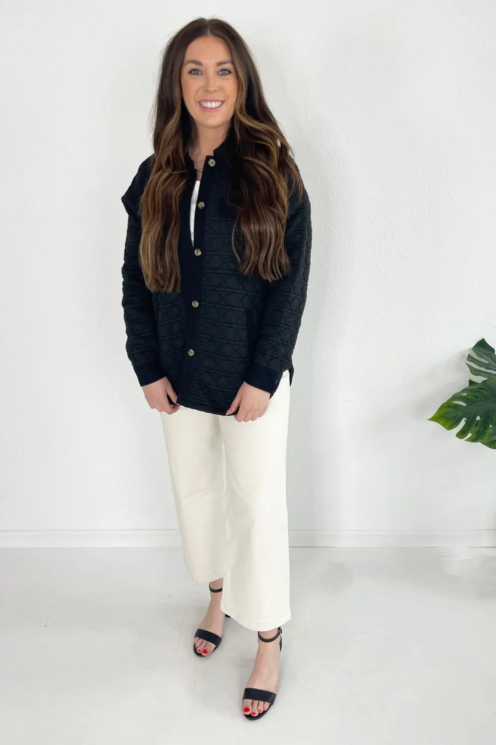 Quilted Button Down Shacket