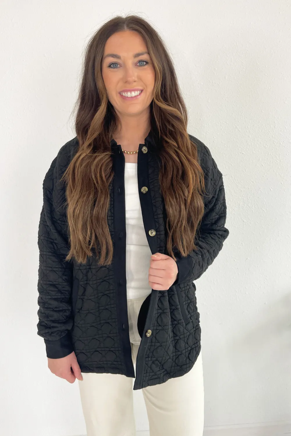 Quilted Button Down Shacket